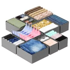SpaceAid 12 Pack Drawer Organizers For Clothes
