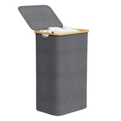 SpaceAid 110L Large Tall Collapsible Laundry Basket With Bamboo Handles -NeatNest Store 1.1 8685150f 4e5f 452c 8ef5 435a9b6c6514