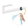 SpaceAid® 2-in-1 SprayNeat Wall Mounted Paper Towel Holder With Spray Bottle Inside Center In White