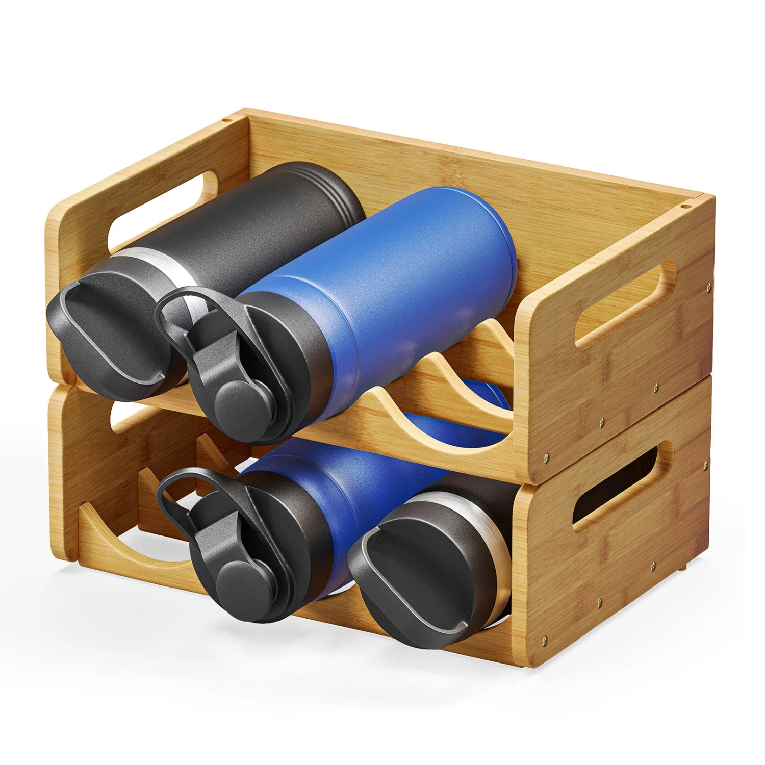 SpaceAid® Water Bottle Organizer Tumbler Organizers, Wine Bottle Storage 1 SpaceAid® Water Bottle Organizer Tumbler Organizers, Wine Bottle Storage