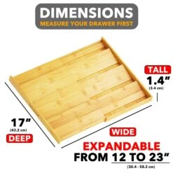 SpaceAid Bamboo 4 Tier Drawer Spice Organizer -NeatNest Store 1609 3 9