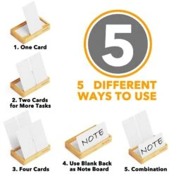 SpaceAid PlannerNeat 2024 To Do List Planner, Daily Weekly Monthly ToDo Checklist Notepad Organizer With Bamboo Holder & 50 Cards 14 SpaceAid PlannerNeat 2024 To Do List Planner, Daily Weekly Monthly ToDo Checklist Notepad Organizer With Bamboo Holder & 50 Cards -NeatNest Store 1609 4 9 d3599748 2f9a 4467 8b6b 950ec63f8a59