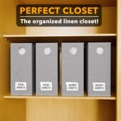 SpaceAid 4 Pack Bed Sheet Organization Folder In Gray 11 SpaceAid 4 Pack Bed Sheet Organization Folder In Gray -NeatNest Store 1609 5 3 a2a18647 e905 409d 8f2f 9d4fb5215e46
