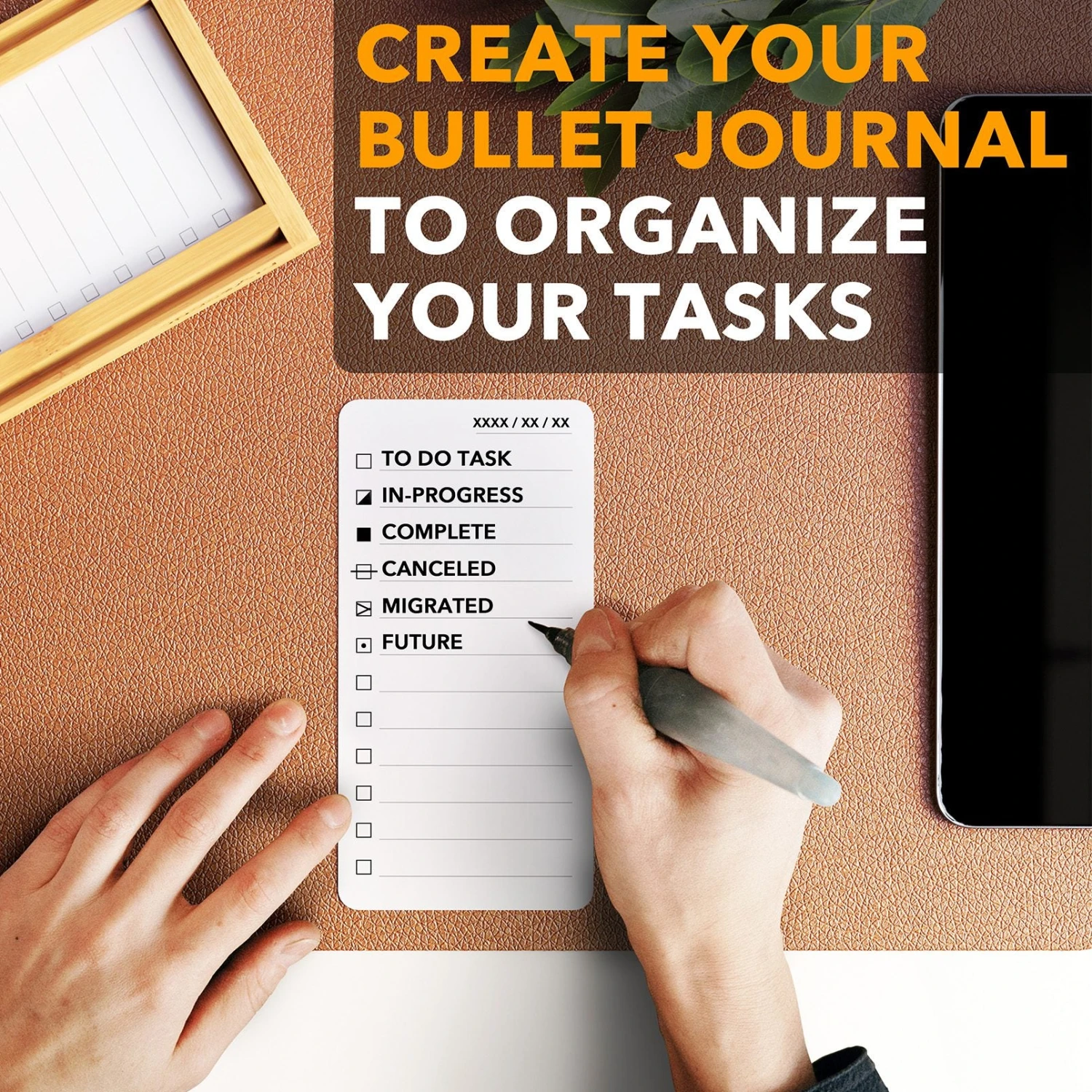 SpaceAid PlannerNeat 2024 To Do List Planner, Daily Weekly Monthly ToDo Checklist Notepad Organizer With Bamboo Holder & 50 Cards 6 SpaceAid PlannerNeat 2024 To Do List Planner, Daily Weekly Monthly ToDo Checklist Notepad Organizer With Bamboo Holder & 50 Cards - Image 6