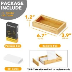 SpaceAid PlannerNeat 2024 To Do List Planner, Daily Weekly Monthly ToDo Checklist Notepad Organizer With Bamboo Holder & 50 Cards 16 SpaceAid PlannerNeat 2024 To Do List Planner, Daily Weekly Monthly ToDo Checklist Notepad Organizer With Bamboo Holder & 50 Cards -NeatNest Store 1609 6 9 3063f1f6 6785 455c 8605 eef7666494e9