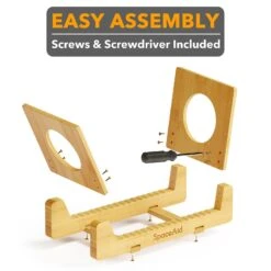 SpaceAid Bamboo Vinyl Record Organizer Storage Holder Shelf, Holds Up To 50 Albums, 7 Or 12 Inch LPs (Natural) -NeatNest Store 1609 7 2 2b19c190 5729 4060 a7ec db6e444c5f64