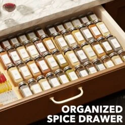 SpaceAid Bamboo 4 Tier Drawer Spice Organizer -NeatNest Store 1609 7 5 a205b7b9 84e2 43ed 8717 12ab532848eb