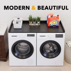 SpaceAid Washer Dryer Countertop, Black -NeatNest Store 24XYDB DC01 B 1609 6