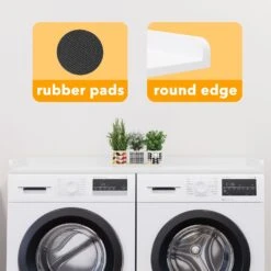 SpaceAid Laundry Room Countertop, White 13 SpaceAid Laundry Room Countertop, White -NeatNest Store 24XYDB DC02 W 1609 7