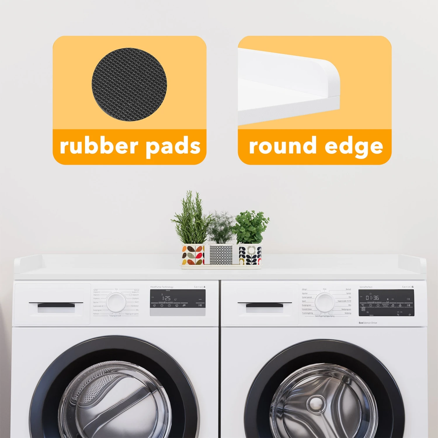 SpaceAid Laundry Room Countertop, White 7 SpaceAid Laundry Room Countertop, White - Image 7