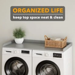 SpaceAid Laundry Countertop,Gray -NeatNest Store 24XYDB DC03 G 1609 5