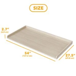 SpaceAid Shelf Above Washer And Dryer, Oak -NeatNest Store 24XYDB DC06 OAK 1609 4