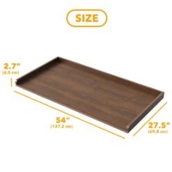 SpaceAid Shelf Over Washer And Dryer, Brown Wood -NeatNest Store 24XYDB DC07 BRWD 1609 4