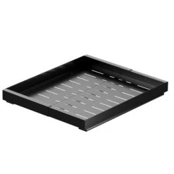 SpaceAid Adjustable No-Drill Adhesive Pull-Out Cabinet Shelves For Kitchen Black, 21" Deep -NeatNest Store 28CTCL 02DK 01B 1609 8