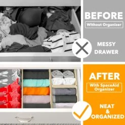 SpaceAid 12 Pack Drawer Organizers For Clothes -NeatNest Store 2 0538be3e 5201 4dfc 9d0b 5323f8b825c0