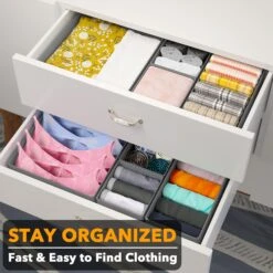 SpaceAid 12 Pack Drawer Organizers For Clothes -NeatNest Store 3.1