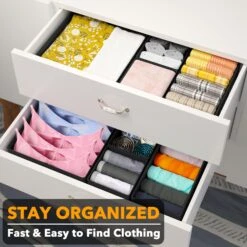 SpaceAid 12 Pack Drawer Organizers For Clothes -NeatNest Store 3.2
