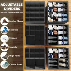 SpaceAid 2 Pac Space-Saving Shoe Organizer For Closet -NeatNest Store 3.2 e4c915b9 4921 4adb b5e3 d386a4878a28