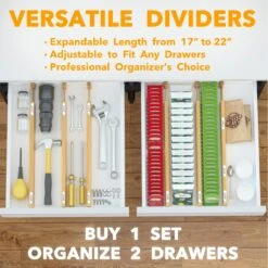 SpaceAid Bamboo Drawer Organizer For Tool Box Drawer Dividers With 6 Dividers -NeatNest Store 5 E5 9C BA E6 99 AF E5 9B BE E4 B8 A4 E6 8A BD E5 B1 89 scaled 1