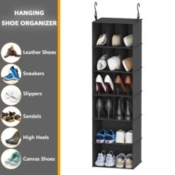 SpaceAid 2 Pack Hanging Closet Organizer -NeatNest Store 5.1 1