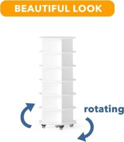 6-Tier Rotating Shoe Rack With Wheels 13 6-Tier Rotating Shoe Rack With Wheels -NeatNest Store 51LTFTewtSL. AC SL1500