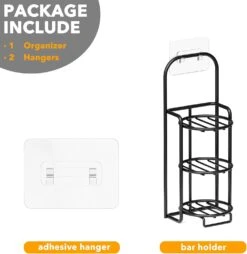 SpaceAid 3 Tier Shampoo Bar Holder For Shower, Black 13 SpaceAid 3 Tier Shampoo Bar Holder For Shower, Black -NeatNest Store 61BCUPImY0L. AC SL1500