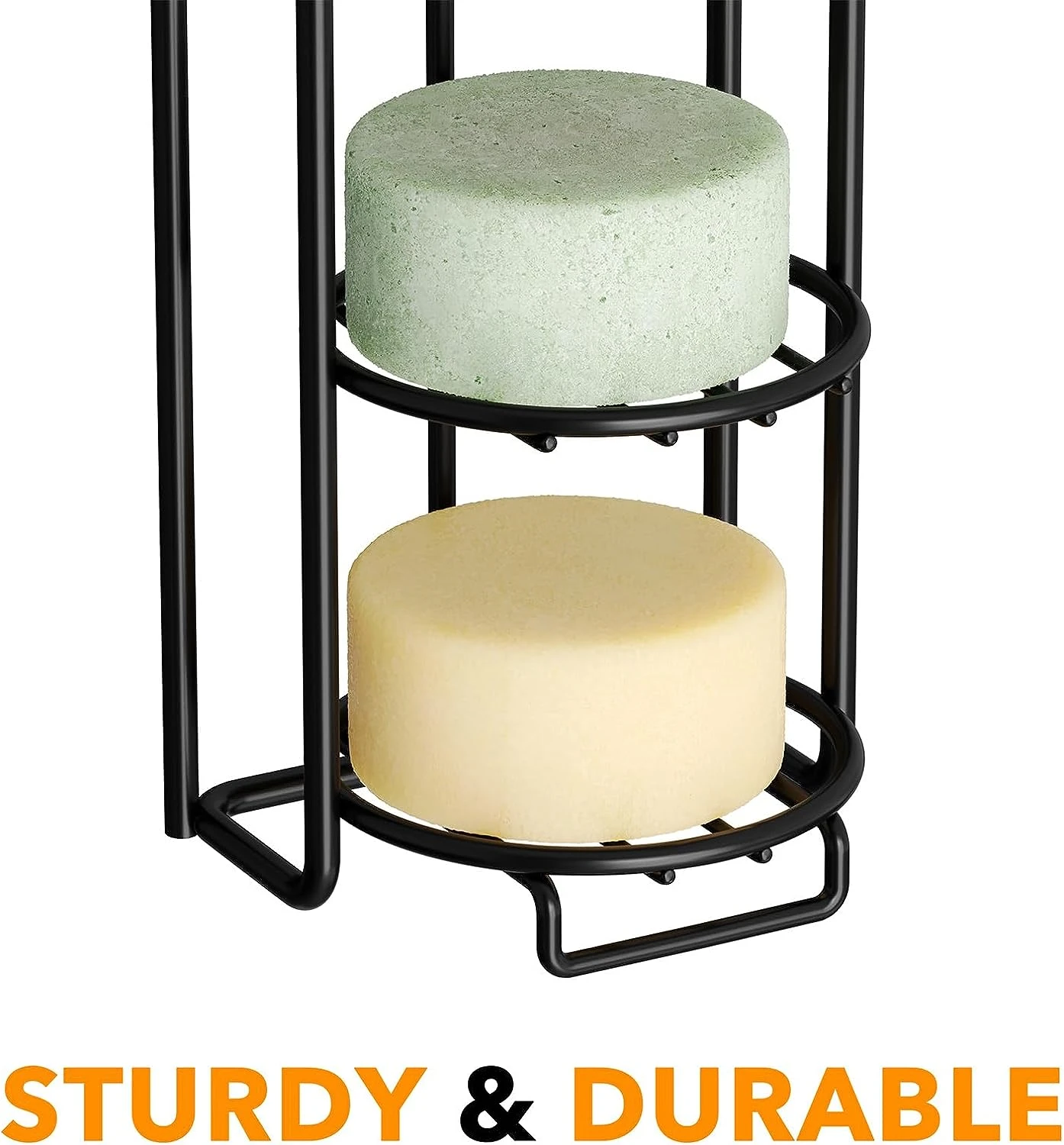 SpaceAid 3 Tier Shampoo Bar Holder For Shower, Black 6 SpaceAid 3 Tier Shampoo Bar Holder For Shower, Black - Image 6