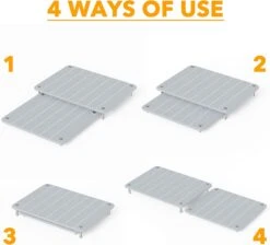 2 Pack Adjustable Stone Drying Mat Light Gray -NeatNest Store 61ttcB pTrL. AC SL1500