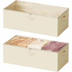 2 Pack 10" High Under Bed Storage Bins With Lids -NeatNest Store 6 9e362eb6 7d4c 40cd bddf 0ef99cecce48