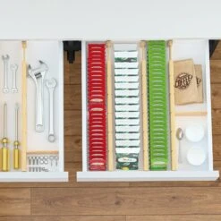 SpaceAid Bamboo Drawer Divider Inserts, 3 Sizes, 9 Pack -NeatNest Store 7 1605