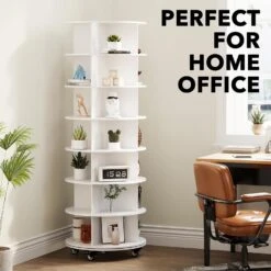 7-Tier Rotating Shoe Rack With Wheels -NeatNest Store 71 W660IMbL. AC SL1500