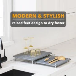 2 Pack Adjustable Stone Drying Mat Gray -NeatNest Store 714uhA7GJ1L. AC SL1500