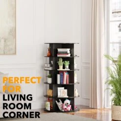 Black 5-Tier Spinning Shoe Rack For Closet -NeatNest Store 719FOeVFJjL. AC SL1500 20e679c5 f691 4a00 b418 26036026e0f2