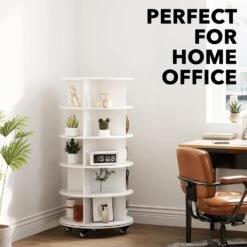 5-Tier Rotating Shoe Rack With Wheels -NeatNest Store 71jfFgSxnWL. AC SL1500