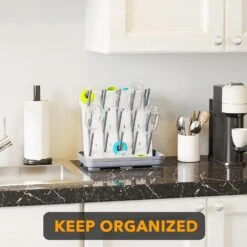 Vertical Bottle Drying Rack With 20 Hooks -NeatNest Store 71wsagRQ9IL. AC SL1500