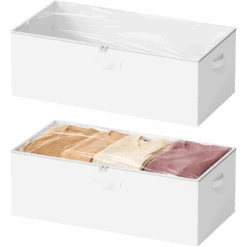 2 Pack 10" High Under Bed Storage Bins With Lids -NeatNest Store 8