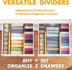 4 Pack 4.65“ High Drawer Organizer -NeatNest Store 812cSvpunPL. AC SL1500