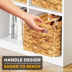 8-Pack Wicker Storage Baskets With Handle 12 8-Pack Wicker Storage Baskets With Handle -NeatNest Store 813uPHTPWML. AC SL1500