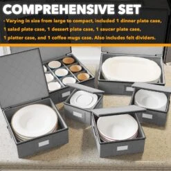 6 Pack Hard Shell China Storage Containers For Dishes And Mugs 9 6 Pack Hard Shell China Storage Containers For Dishes And Mugs -NeatNest Store 814JfkgRcwL. AC SL1500