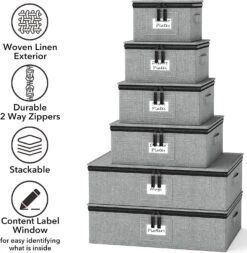 6 Pack Hard Shell China Storage Containers For Dishes And Mugs 10 6 Pack Hard Shell China Storage Containers For Dishes And Mugs -NeatNest Store 815Mw84SD7L. AC SL1500