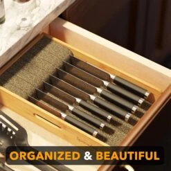 Medium Drawer Knife Block, 9"W -NeatNest Store 816gflVOEAL. AC SL1500