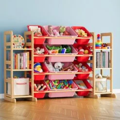 Toy Storage Organizer With 6 Shelves And 12 Bins -NeatNest Store 81CaJQltZCL. AC SL1500