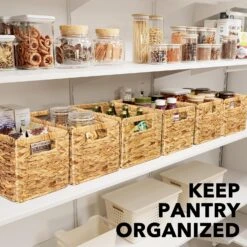 6-Pack Rattan Baskets With Handle -NeatNest Store 81VQ9SCYd1L. AC SL1500