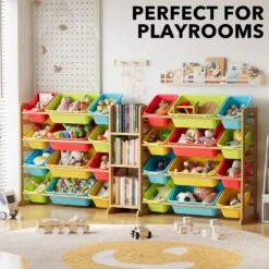 Kids Toy Storage Bins Organizer With 24 Bins And 3 Shelves -NeatNest Store 81WJx1YTMkL. AC SL1500