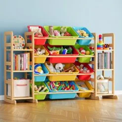 Toy Storage Organizer With 6 Shelves And 12 Bins -NeatNest Store 81YBVsv3L2L. AC SL1500