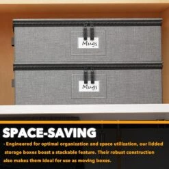 2 Pack Hard Shell China Storage Containers For 24 Cups -NeatNest Store 81b ImvV29L. AC SL1500