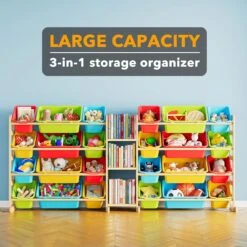 Kids Toy Storage Bins Organizer With 24 Bins And 3 Shelves -NeatNest Store 81fNoguSFfL. AC SL1500