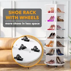 7-Tier Rotating Shoe Rack With Wheels -NeatNest Store 81p2iFktqkL. AC SL1500