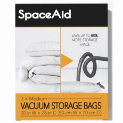 SpaceAid Vacuum Seal Bags Medium 3 Pack