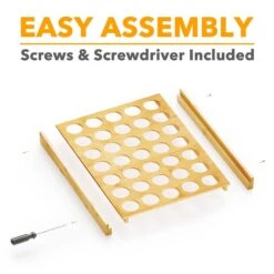 SpaceAid Bamboo Coffee K Cup Organizer For Kitchen Drawer Storage, 35 Slots -NeatNest Store coffee k cup organizer 4